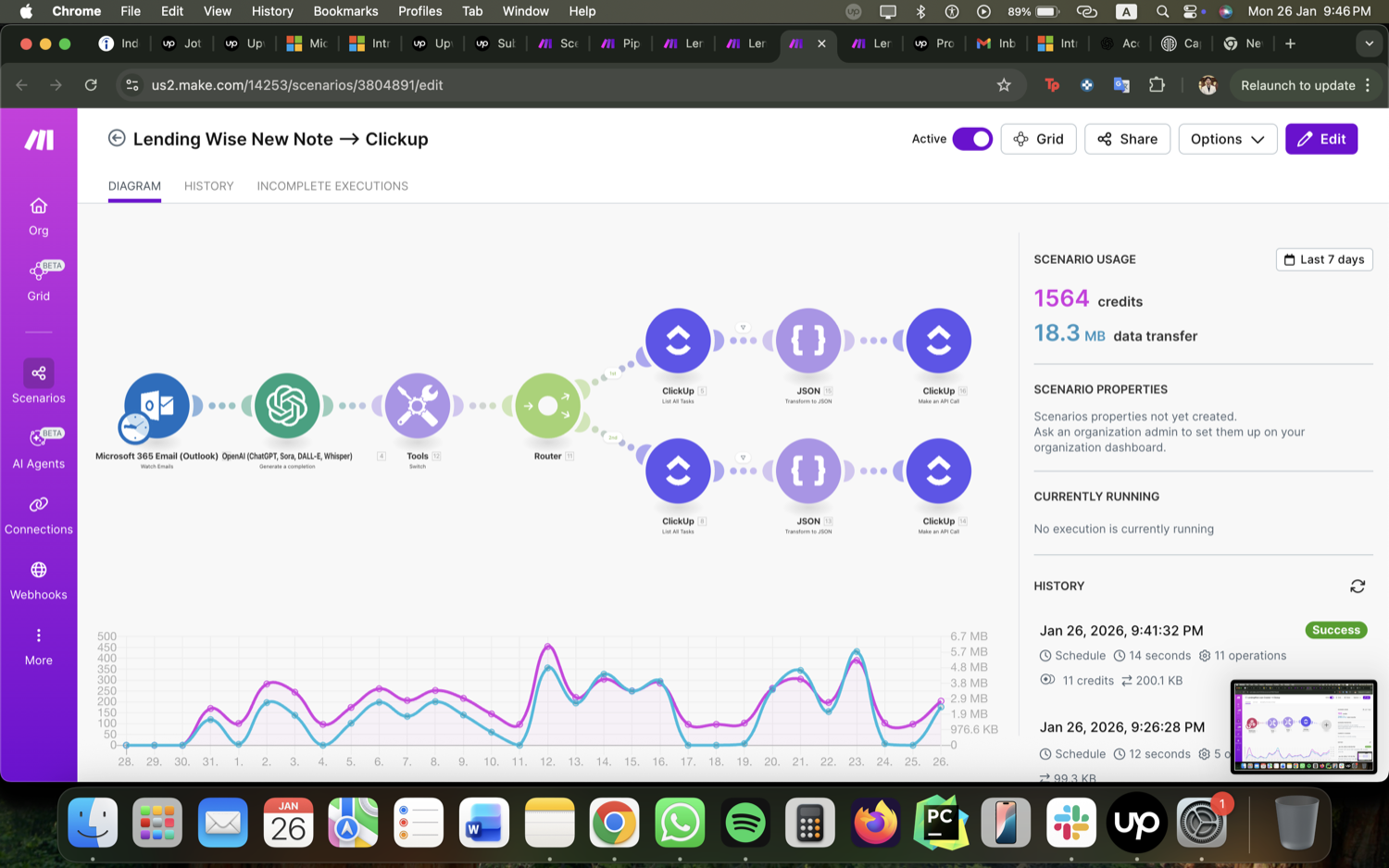 Loan Processing Automation - Make.com, LendingWise & ClickUp screenshot 3